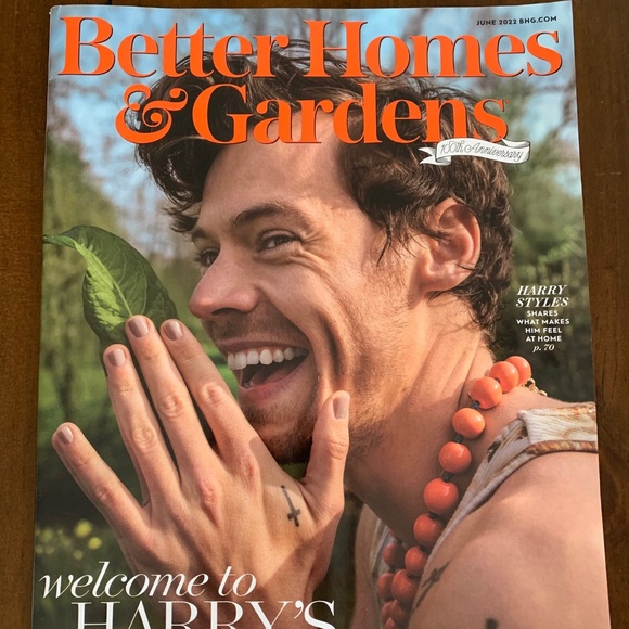 Harry Styles Better Homes & Gardens Magazine - Picture 1 of 2